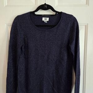 Old Navy Sparkly Navy Sweater